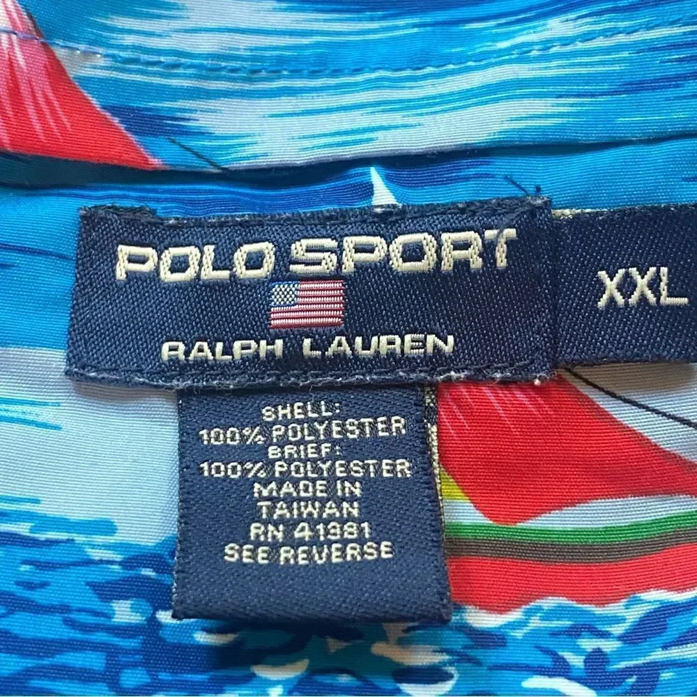 Polo Sport Ralph Lauren Floral/Tropical Theme Swim Shorts Size XXL